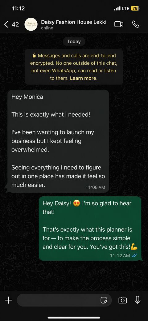 Testimonial from Daisy